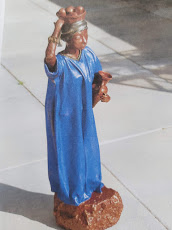 afrikaanse mama blauw